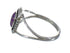 Magenta Turquoise Sterling Silver Southwest Ring Size 7-3/4 QX74363