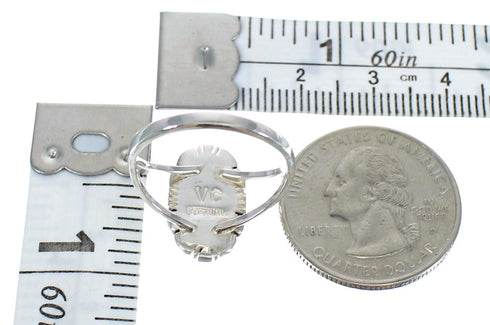 Multicolor Southwest Sterling Silver Ring Size 6-1/4 VX61992