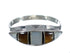 Silver And Multicolor Inlay Southwest Ring Size 6-3/4 VX62067