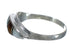 Silver And Multicolor Inlay Southwest Ring Size 6-3/4 VX62067