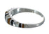 Southwest Silver And Multicolor Ring Size 5-1/2 VX62117