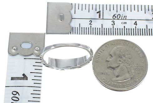 Southwest Silver And Multicolor Ring Size 5-1/2 VX62117