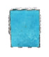 Southwestern Turquoise And Genuine Sterling Silver Jewelry Ring Size 8-1/4 WX62107