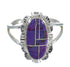 Sterling Silver Magenta Turquoise Southwest Ring Size 6-1/2 MX61643