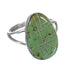 Genuine Sterling Silver Turquoise Inlay Jewelry Ring Size 6-1/2 MX62068