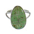 Genuine Sterling Silver Turquoise Inlay Jewelry Ring Size 6-1/2 MX62068