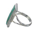 Silver Southwest Turquoise Ring Size 4-1/2 QX80268
