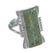 Turquoise Sterling Silver Southwestern Ring Size 5-1/2 QX80306