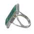 Turquoise Authentic Sterling Silver Southwestern Ring Size 4-3/4 QX80310