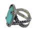 Turquoise Southwestern Sterling Silver Ring Size 6-3/4 QX80383
