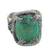 Sterling Silver Turquoise Southwest Ring Size 6-3/4 QX80409