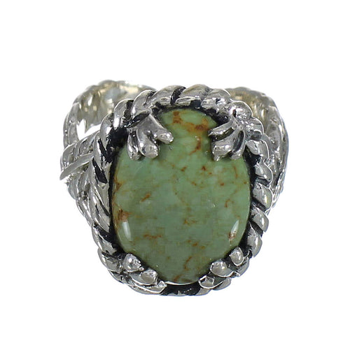 Sterling Silver And Turquoise Southwestern Ring Size 5-1/4 WX80720