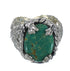 Turquoise And Genuine Sterling Silver Southwest Ring Size 6-1/2 WX80743