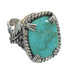 Southwestern Turquoise Sterling Silver Ring Size 6-1/2 RX62095