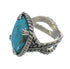 Sterling Silver Southwest Turquoise Ring Size 6-1/4 RX62141
