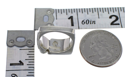 Sterling Silver Turquoise Southwest Ring Size 7-1/2 VX61404