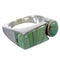 Turquoise And Silver Ring Size 8-1/4 VX61461
