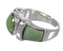Turquoise And Silver Southwest Ring Size 6 VX61493
