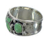 Authentic Sterling Silver Jewelry Turquoise Ring Size 6-1/2 AX92761