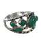 Turquoise And Authentic Sterling Silver Southwestern Ring Size 7-1/2 YX92726