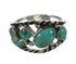 Genuine Sterling Silver Southwestern Turquoise Ring Size 4-3/4 YX92908