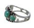 Genuine Sterling Silver Southwestern Turquoise Ring Size 4-3/4 YX92908