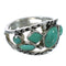 Genuine Sterling Silver Turquoise Southwestern Jewelry Ring Size 6-1/2 YX92942