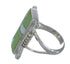 Southwest Silver Turquoise And Opal Ring Size 5 YX82725