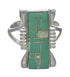 Southwestern Silver Opal Turquoise Ring Size 8 YX82745