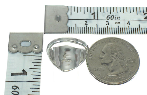 Authentic Sterling Silver Southwest Multicolor Ring Size 6-1/4 YX74997