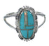 Sterling Silver Turquoise And Opal Inlay Southwest Ring Size 5-3/4 WX70312