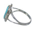 Southwest Sterling Silver Opal And Turquoise Inlay Ring Size 8-3/4 WX70328