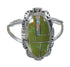 Southwestern Turquoise And Opal Inlay Genuine Sterling Silver Ring Size 6-3/4 WX70448