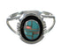 Southwest Turquoise And Opal Genuine Sterling Silver Ring Size 7-3/4 WX70459