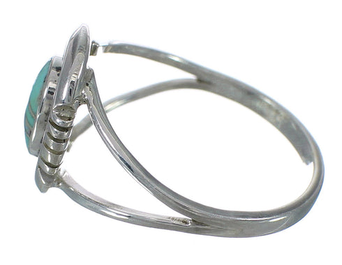 Opal And Turquoise Genuine Sterling Silver Southwest Ring Size 6-3/4 WX70464