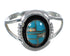 Southwestern Genuine Sterling Silver Opal And Turquoise Ring Size 7-3/4 WX70477