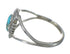 Southwestern Turquoise And Opal Authentic Sterling Silver Ring Size 7-1/4 WX70507