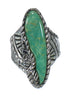 Southwest Turquoise Authentic Sterling Silver Ring Size 5-1/2 RX62792