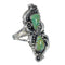 Genuine Sterling Silver Turquoise Southwest Ring Size 5-3/4 RX62946