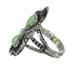 Turquoise Southwestern Sterling Silver Ring Size 8-1/4 RX62962