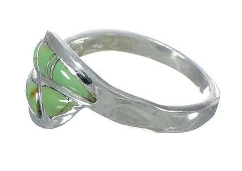 Turquoise And Sterling Silver Southwest Ring Size 6-1/2 WX62824