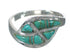 Authentic Sterling Silver Turquoise Southwest Ring Size 5-1/4 WX62987