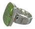 Silver Southwest Turquoise Jewelry Ring Size 4-3/4 WX63206