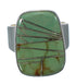 Southwestern Jewelry Sterling Silver And Turquoise Ring Size 7 WX63257