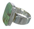 Southwestern Jewelry Sterling Silver And Turquoise Ring Size 7 WX63257