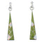 Genuine Sterling Silver Turquoise Opal Inlay Post Dangle Earrings RX66560