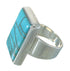 Silver Turquoise Southwest Ring Size 6-1/4 YX70422