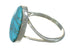 Southwest Turquoise And Authentic Sterling Silver Jewelry Ring Size 5-3/4 YX70615