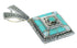 Turquoise And Opal Southwest Sterling Silver Pendant WX63496