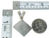 Turquoise And Opal Southwest Sterling Silver Pendant WX63496